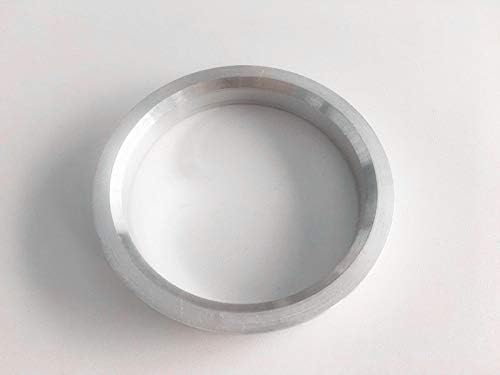 NB-Aero 4PC Hubrings Aluminum Silver 76 ממ עד 70.3 ממ | טבעת מרכזית הובנטרית 70.3 ממ עד 76 ממ עבור רבים פורד